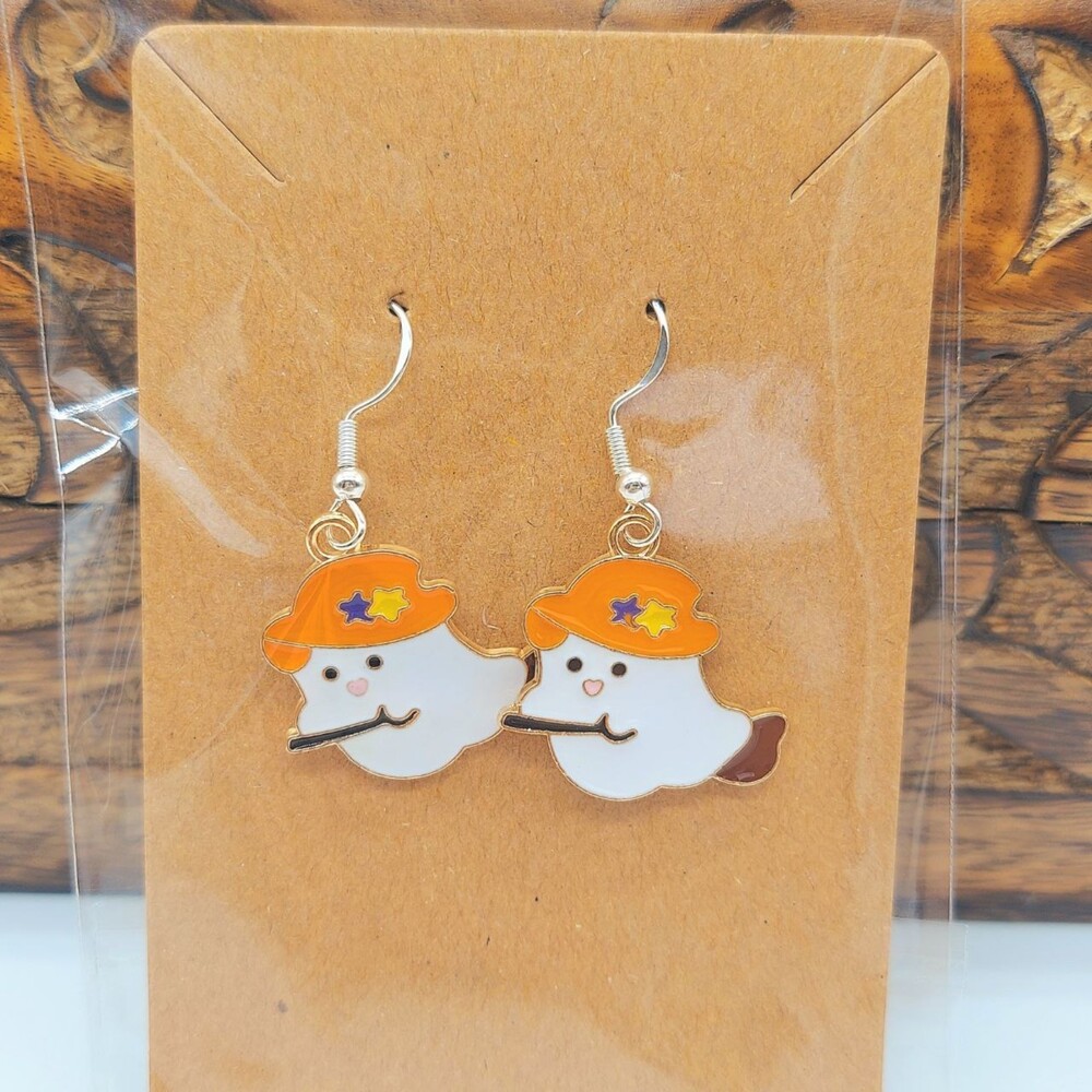 Cute Halloween Ghost Earrings